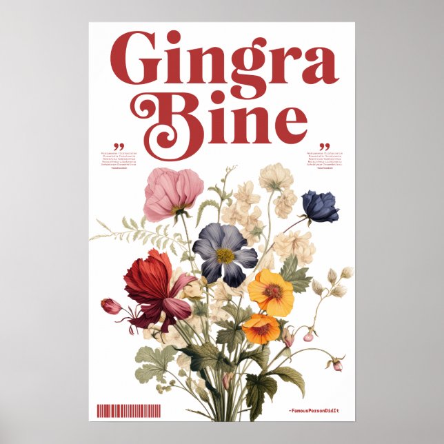 CD-gingrabin Poster (Framsidan)
