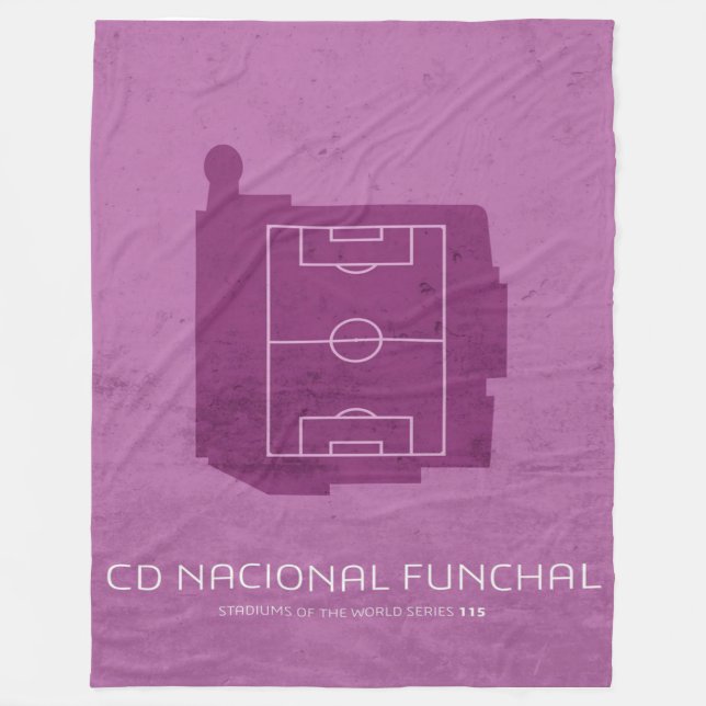 CD Nacional Funchal Art Fleecefilt (Framsidan)