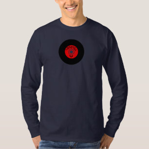 Cd-skiva för blandning av julfest t-shirt