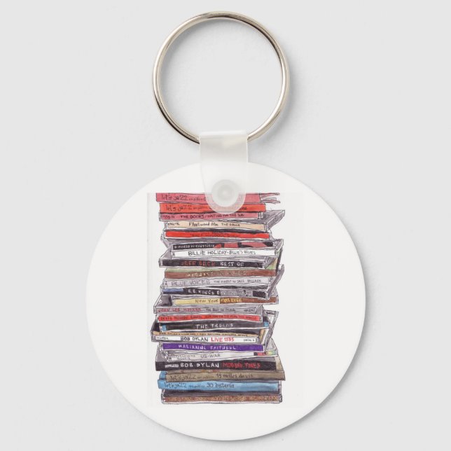 CD-skivor Nyckelring (Framsida)