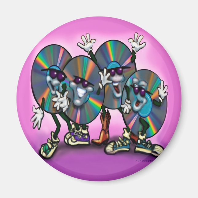 CD-spel Magnet (Framsidan)