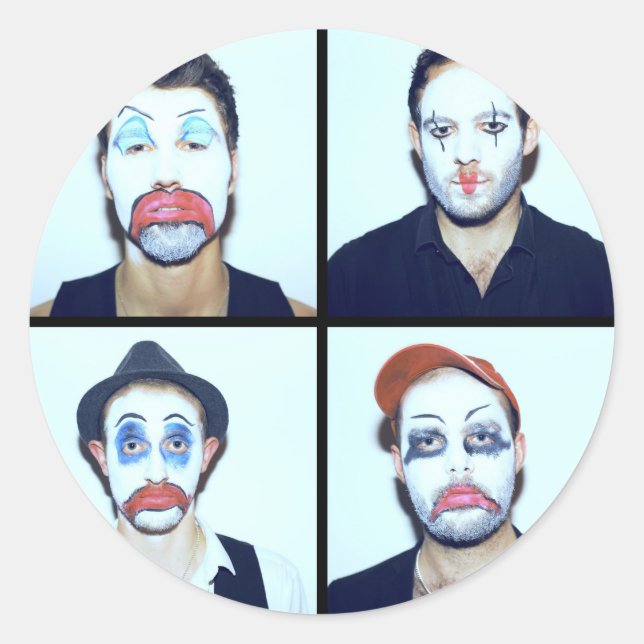 CD-TÄCK RUNT KLISTERMÄRKE (Framsida)