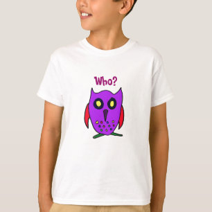 CD vem? UgglaCrtoon skjorta T-shirt