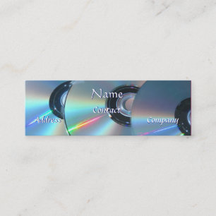 CD visitkort II för DJ