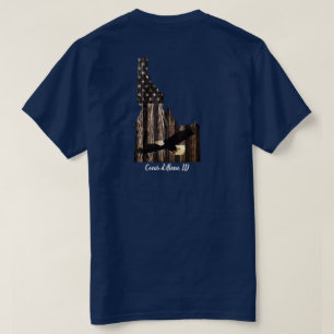 CDA - ÖRN BURNT WOOD - IDAHO PATRIOT BLK T SHIRT