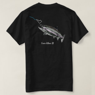 CDA STEELHEAD - HERE FISHY FISHY - STRIKING IDAHO T SHIRT