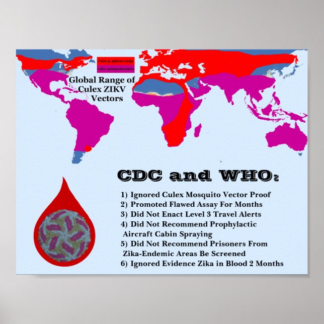 CDC och WHO Misslyckades skydda medborgarna med Ro Poster (Framsidan)