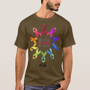 CDH-medvetande Världsdagen mot cancer CDH-medveten T Shirt