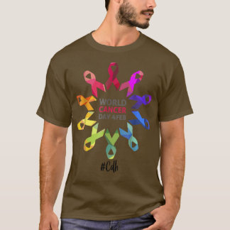 CDH-medvetande Världsdagen mot cancer CDH-medveten T Shirt