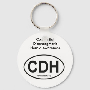 CDH-medvetenhet Keychain Nyckelring