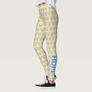 CDH-medvetenhet Ribbon Hope Cure Cherub Leggings