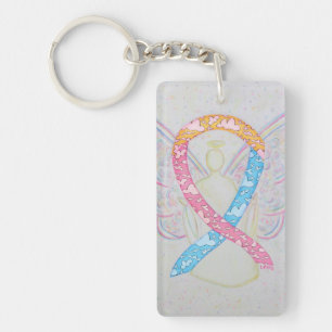 CDH-Nyckelring för medvetandegrad Ribbon Angel