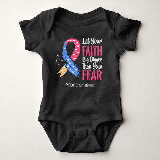 (CDHAR-5) CDH Awareness Ribbon Feather T Shirt