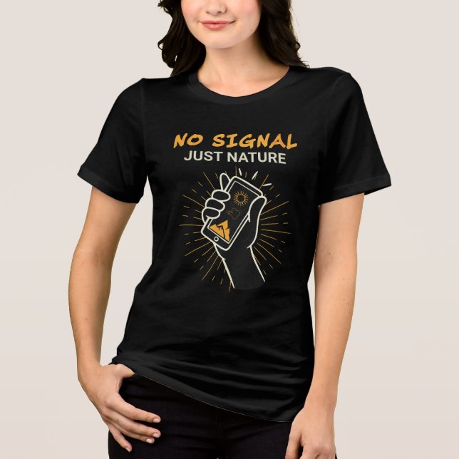 CDinga signal bara natur T Shirt (Framsida)