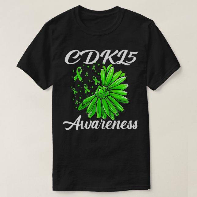 CDKL5 Awareness epileptic encephalopathy Related L T Shirt (Design framsida)