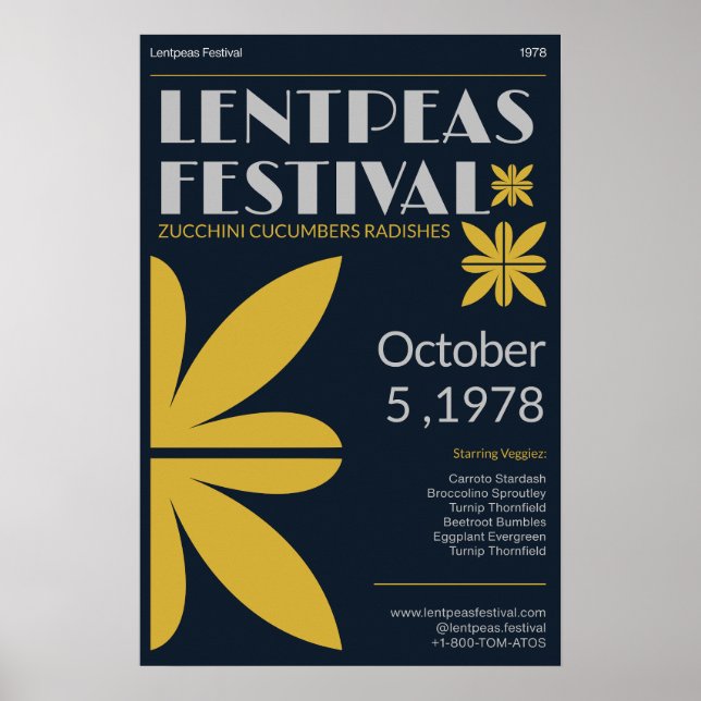 CDlentpärlfest Poster (Framsidan)