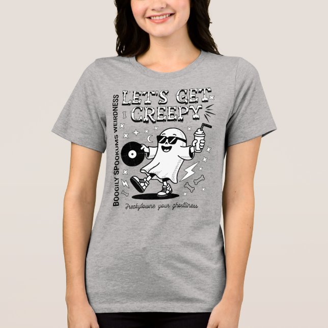 CDletsgetcreepy T Shirt (Framsida)