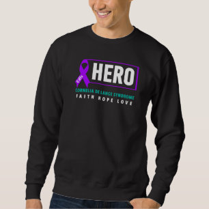 Cdls Awareness Cdls Hero Cornelia De Lange Syndr Lång Ärmad Tröja