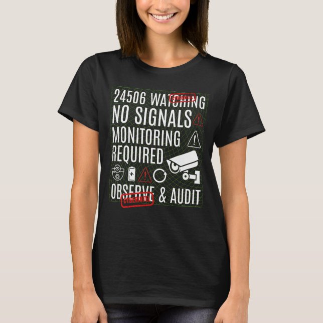 CDnosignals T Shirt (Framsida)