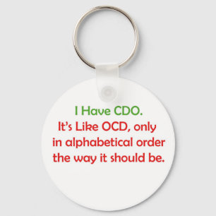 CDO NYCKELRING