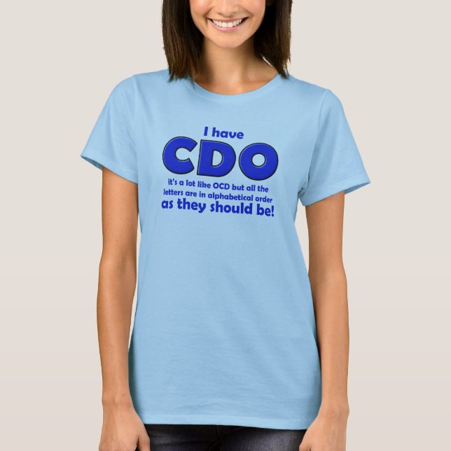 CDO OCD Rollig T-Shirt (Framsida)