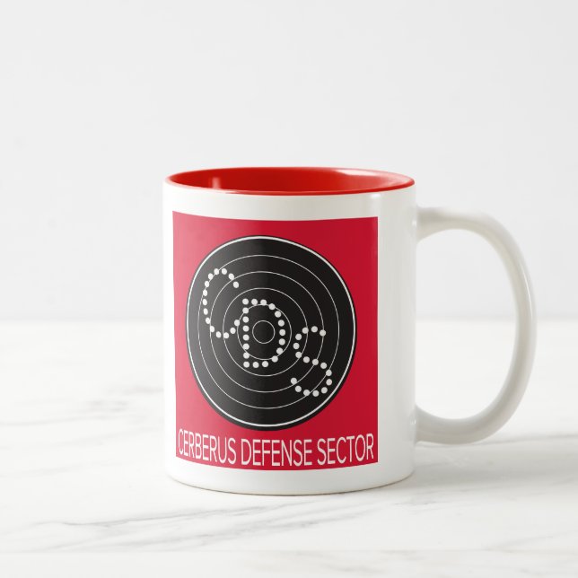 Cds-livvakten skolar Mugg-Dumbom guld CA Två-Tonad Mugg (Höger)