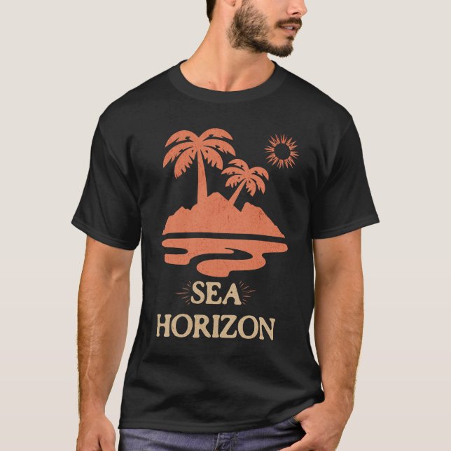 CDseahorisont T Shirt (Framsida)