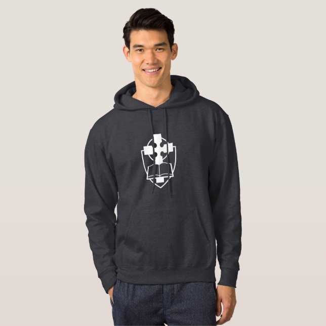 CDSP Hoodie Mörk Grått (Hel framsida)