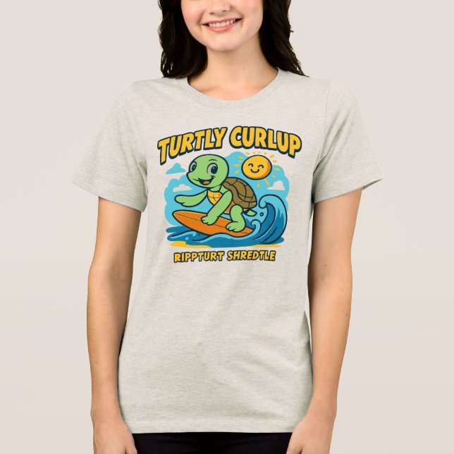 CDturlycurlup T Shirt (Framsida)