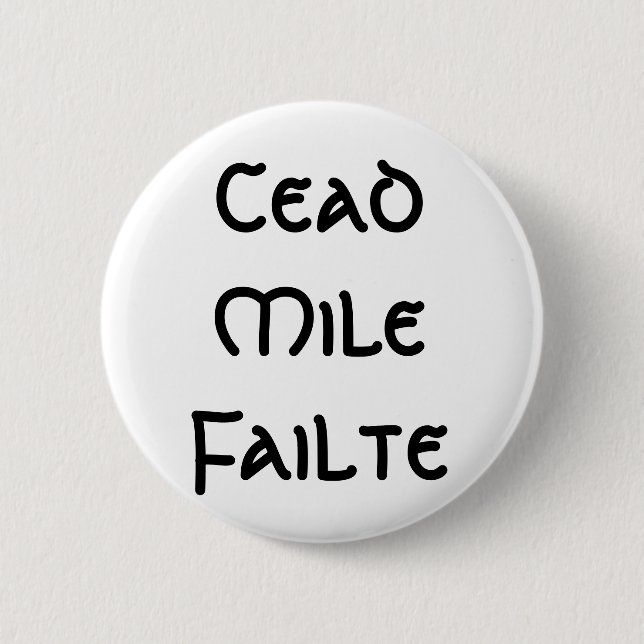 Cead Mile Failte Knapp (Framsida)