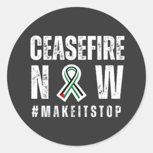 CEASEFIRE NU RUNT KLISTERMÄRKE