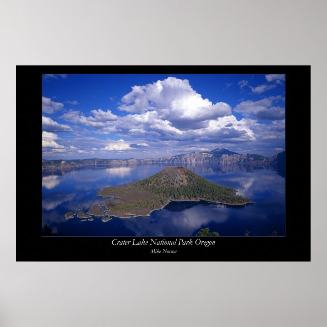 Ceater Lake National Park Oregon Poster (Framsidan)