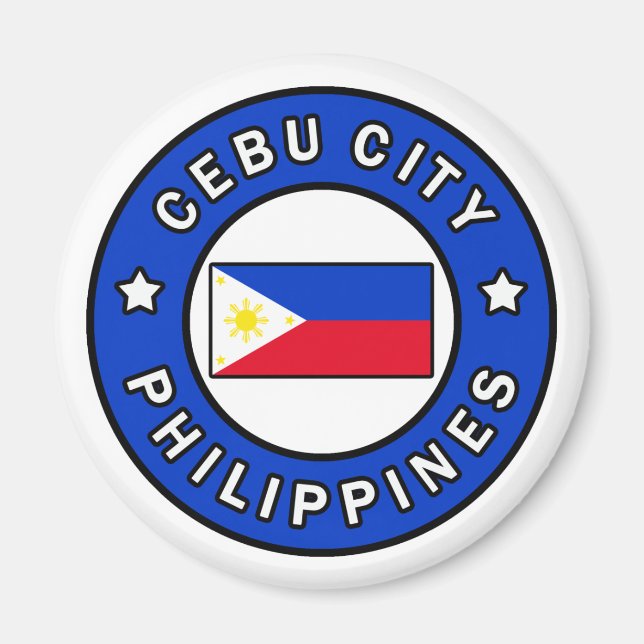 Cebu City Filippinerna Magnet (Framsidan)
