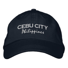 Cebu City Philiippines Baseball Hat Broderad Keps