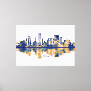 Cebu City Skyline Canvastryck