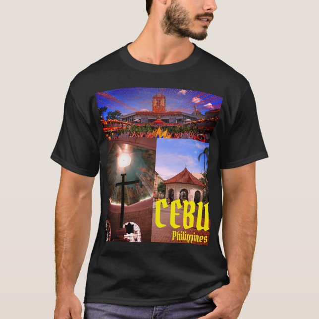 Cebu Filippinerna Shirt T (Framsida)