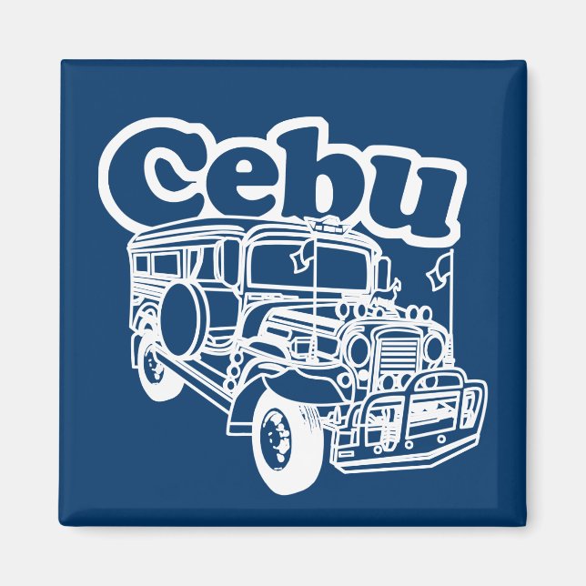 Cebu Jeepney Magnet (Framsidan)