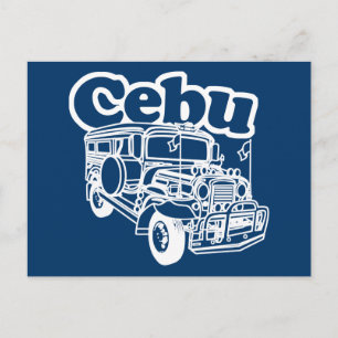 Cebu Jeepney Vykort