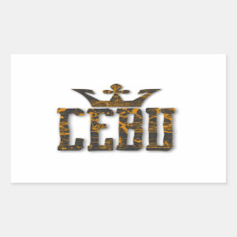 Cebu Royalty Rektangulärt Klistermärke