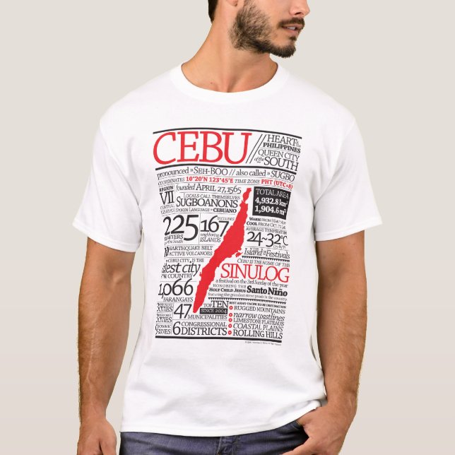 CEBU skjorta T-shirt (Framsida)
