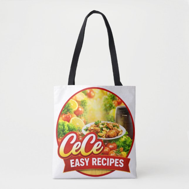 Cece Easy Recipes Tote Tygkasse (Framsida)