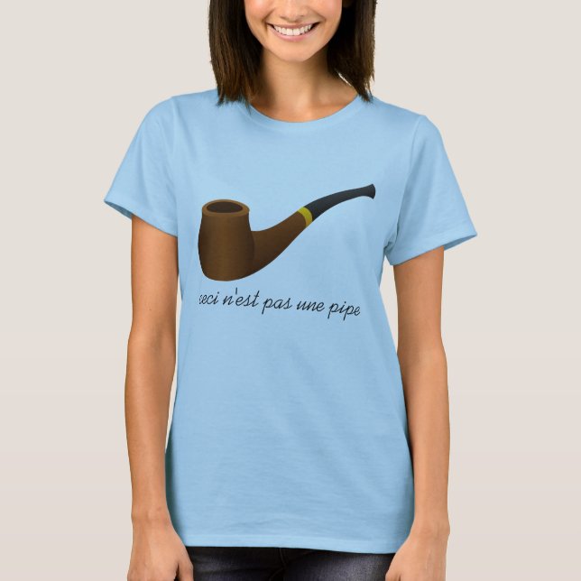 Ceci leda i rör mest n'est pasune tee shirt (Framsida)
