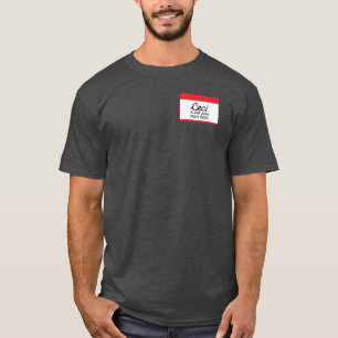 Ceci N'est Pas Mon Nom Namn bricka T-shirt