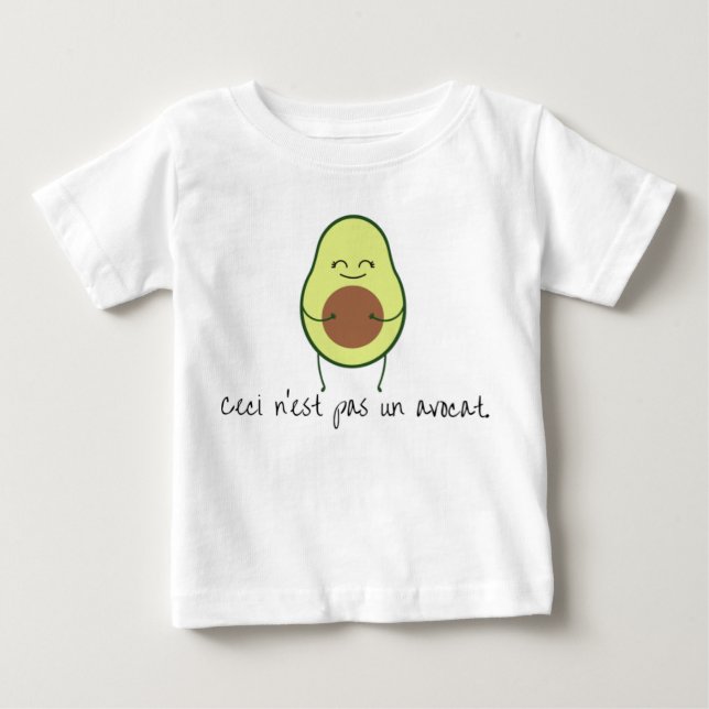 Ceci n'est pas un avocat t shirt (Framsida)