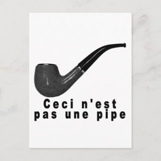 Ceci n'est pas une pipe scribble shirt.png vykort