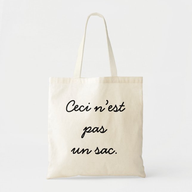 Ceci'est pas un sac. tygkasse (Framsidan)