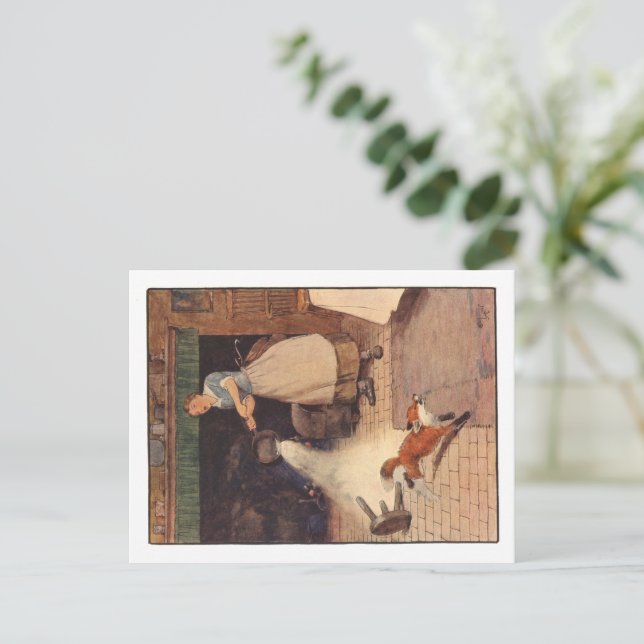 Cecil Aldin-vykort Vykort (Stående Fram)