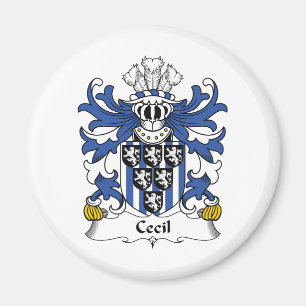 Cecil familjvapensköld magnet