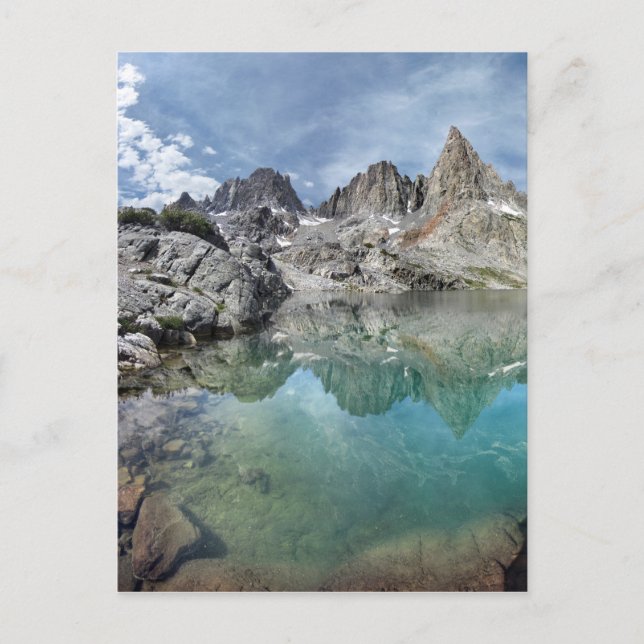 Cecile Sjö / Minarets - Ansel Adams Wilderness Vykort (Framsida)
