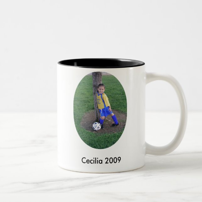 Cecilia 2009 Två-Tonad mugg (Höger)